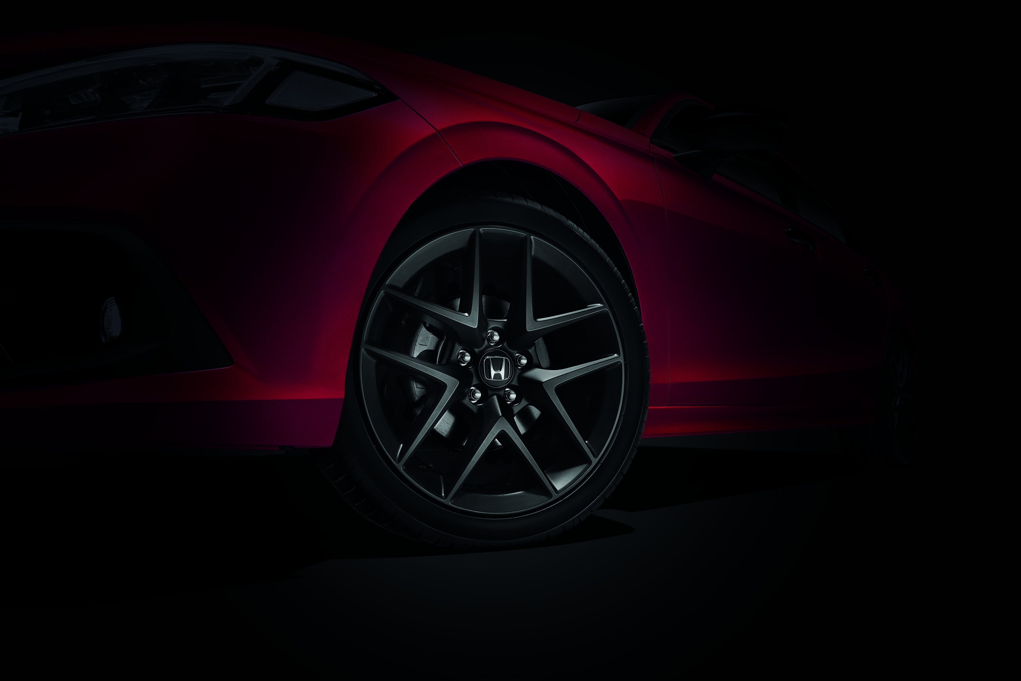 The All-New Civic features 18&rdquo; Black Matte Alloy Wheels.