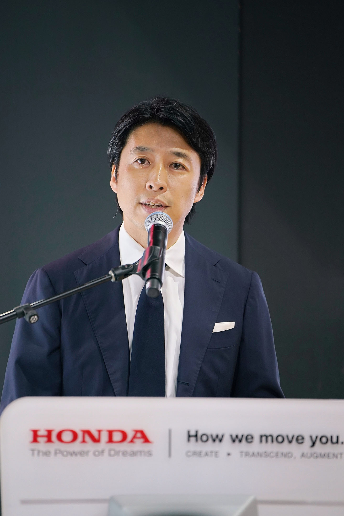 Honda Malaysia Managing Director & Chief Executive Officer Mr. Narushi Yazaki delivering his speech at the Official Launch of the All-New Prelude at KLIMS 2026.