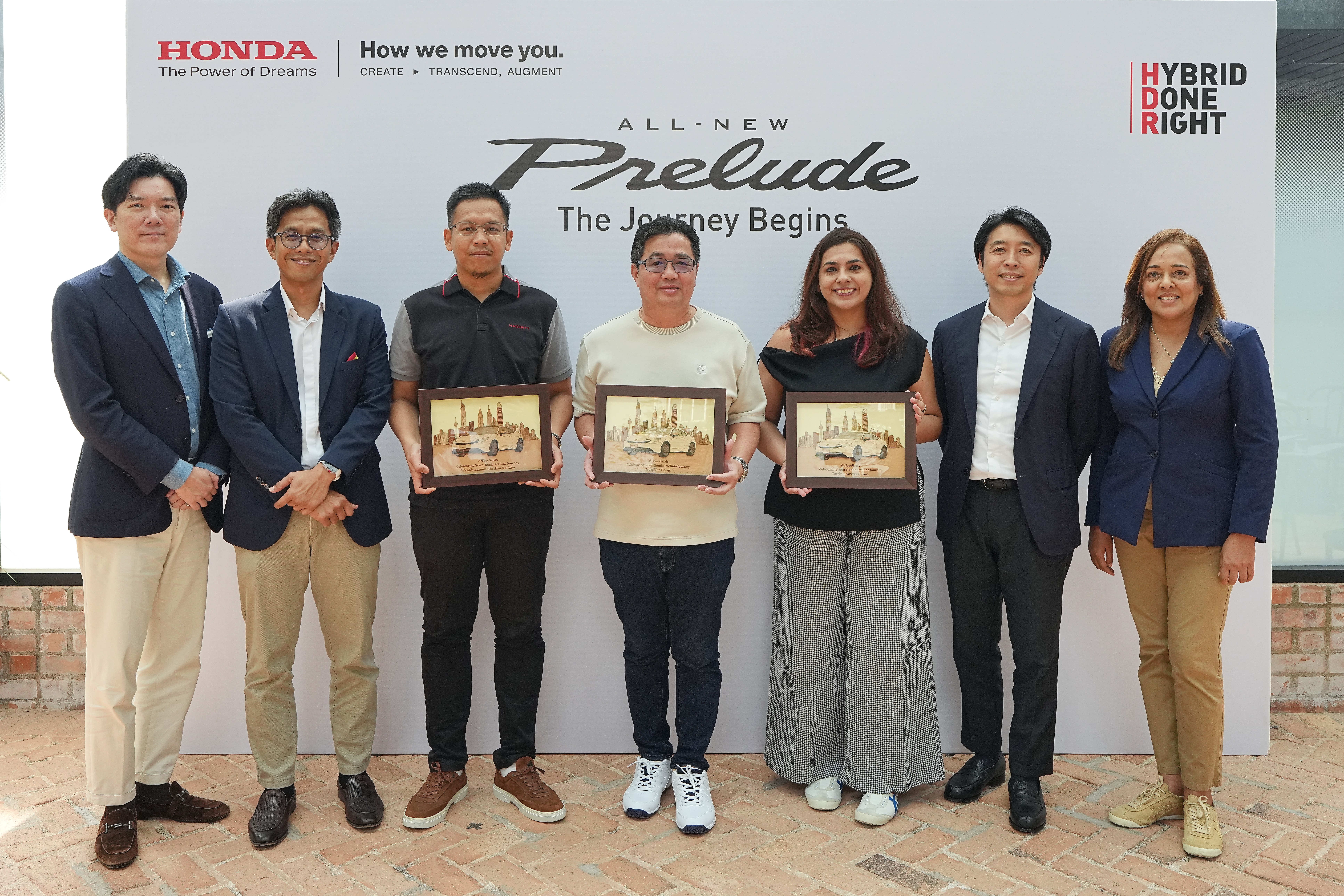 Honda Malaysia Management celebrates the ownership journey of three customers at an exclusive appreciation event.