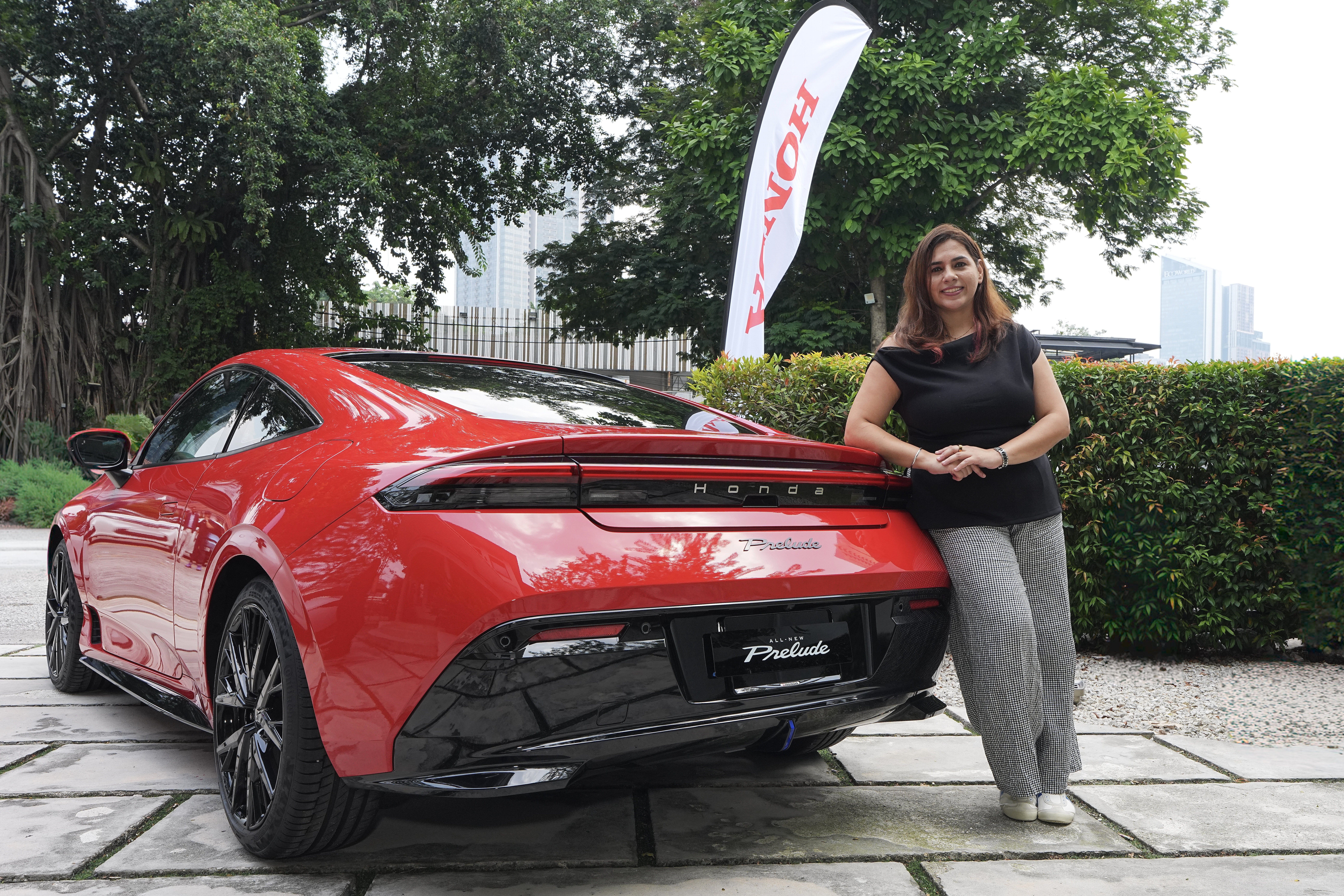 All-New Prelude owner Dr. Davina Navreet Kaur, who dreamed of owning a red sports coupe from a young age, fell in love with the car when it was launched, admiring its effortless stance and quiet sophistication as a true extension of her personality.