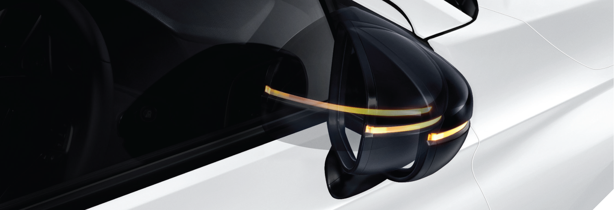 Honda City Auto Retractable Door Mirror with Turning Lights