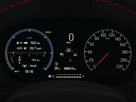 Honda City Hatchback 7-inch TFT Meter