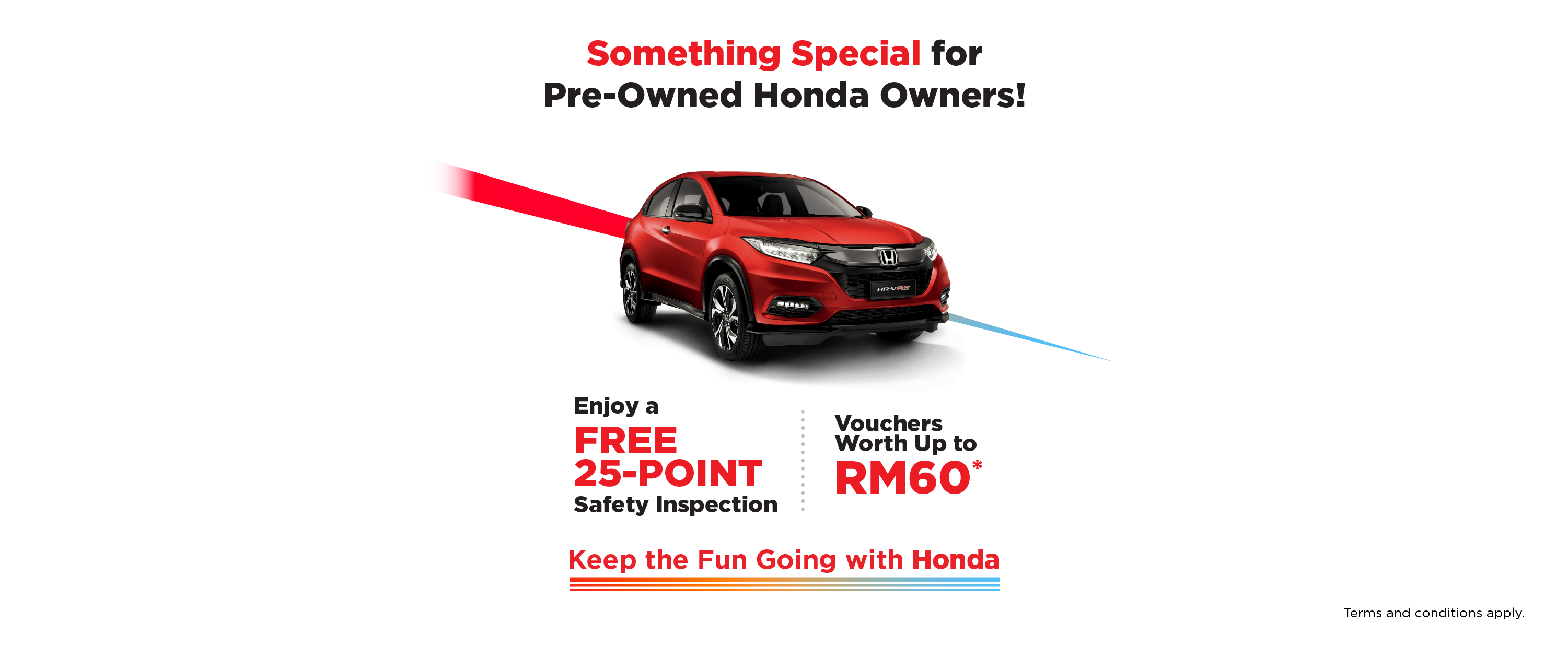 Honda Pre-Owned Owner Campaign banner