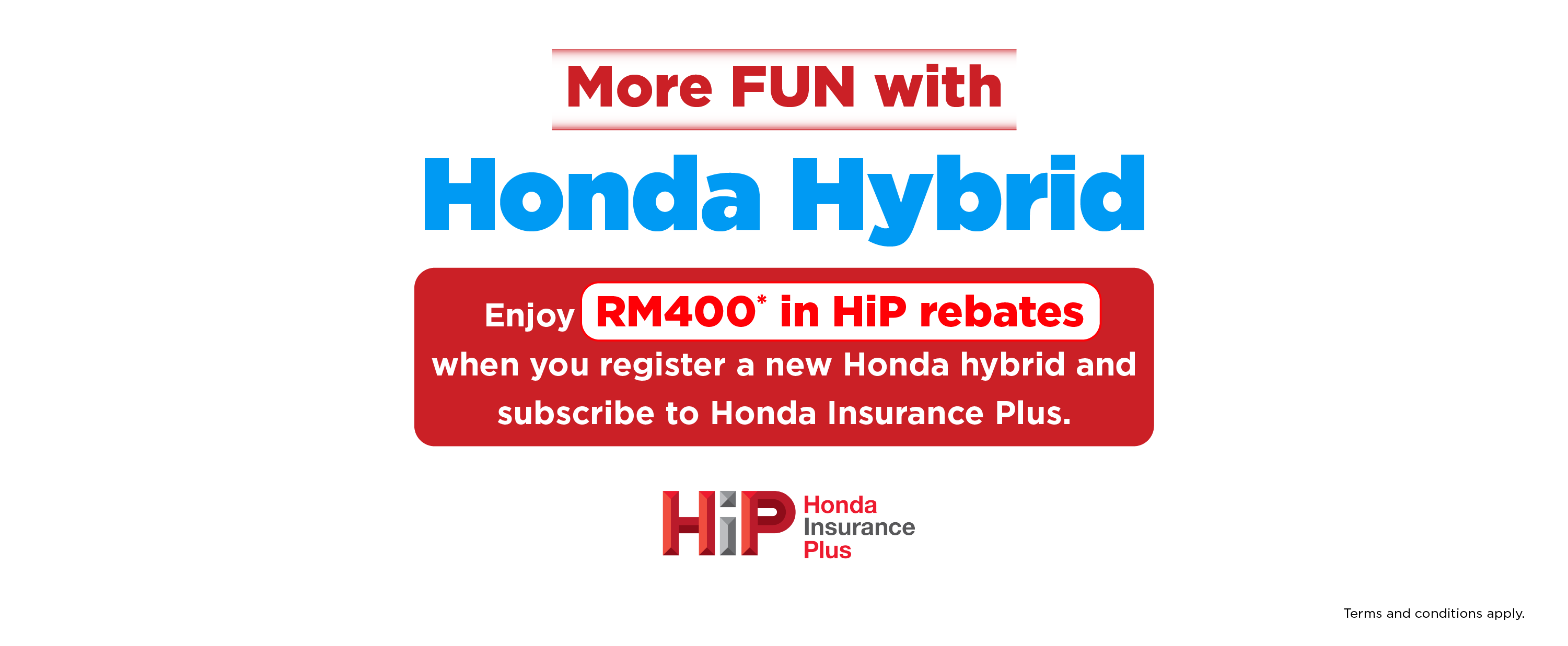 Honda new promotion banner