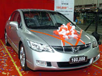 Honda Malaysia Achieves Milestone of 100,000<sup>th</sup>  Car Produced at Pegoh Plant within Five Years.