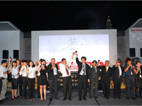 Toasting ceremony with Honda Malaysia Sdn Bhd team.