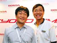 Left - Right: Mr Atsushi Fujimoto and Marcus Lee.