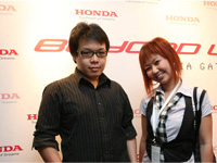 Left - Right: Bryan Aw and Alicia Mak.
