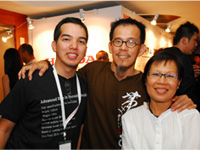 Left - Right: Ned, Mel Lee and Penne Tan.