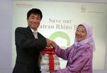 Honda and WWF-Malaysia brings Sumatran Rhino conservation to Malaysia's future custodians